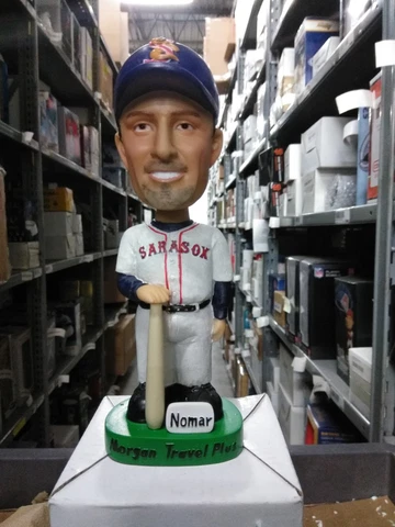 Nomar Garciaparra Sarasota Red Sox Bobble SGA 2002 Sarasota Red Sox Bobblehead Cover