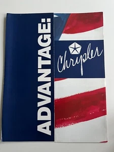 Chrysler Dodge Plymouth Range Special USA Military Sales Brochure 1991 - Picture 1 of 1