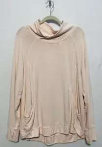 Yogalicious Sweatshirt Damen XXL Trichter Hals Taschen Daumenlöcher Yoga bequem - Bild 1 von 7