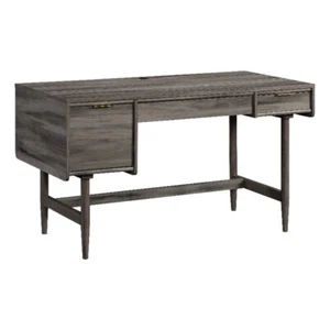 Sauder Clifford Place Engineered Wood Desk in Jet Acacia/Brown Finish - Picture 1 of 16