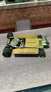 bronze chassis 1/24 dont know brand 70's scalextric type auto zoom argentin - Picture 1 of 2