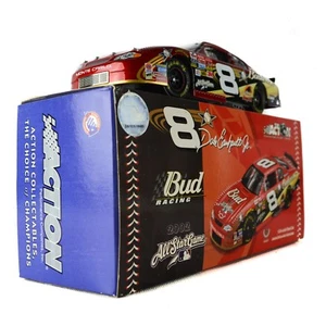 2002 DALE EARNHARDT JR BUDWEISER MLB ALL STAR GAME 1/24 DIECAST - Picture 1 of 12