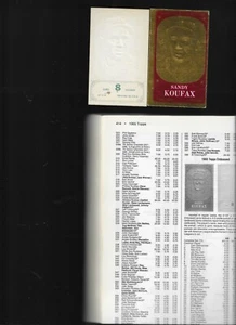 SANDY KOUFAX 1965 TOPPS GOLD EMBOSSED CARD #8 - Bild 1 von 1