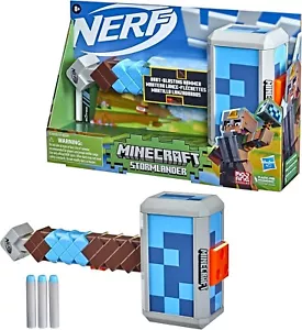 NERF Minecraft Dart Trockeneisstrahlen Stormlander Hammer Größe 8.1 x 35.6 x - Bild 1 von 3