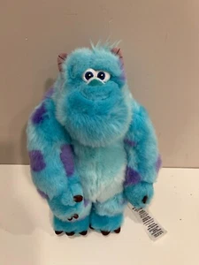 Disney Store Monsters Inc Plush James Sulley Sullivan Blue Stuffed 11.5" - Picture 1 of 2