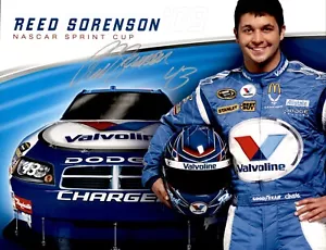 Reed Sorenson Signed Inscribed NASCAR Sprint Cup Valvoline Promo 8.5x11 Photo #1 - Picture 1 of 2