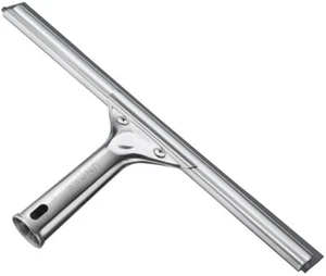 12 Inch Stainless Steel Window Glass Cleaning Squeegee for Glass Door Tile Wall - Picture 1 of 5