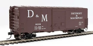 HO SCALE - WALTHERS Mainline 910-45031 DETROIT & MACKINAC 40' Modernized Boxcar - Picture 1 of 4