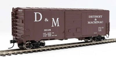 HO SCALE - WALTHERS Mainline 910-45031 DETROIT & MACKINAC 40' Modernized Boxcar - Image 1 of 4