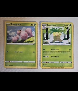 Exeggutor + Exeggcute 005/185 004/185 voltaje vívido - casi nuevo - regular - Imagen 1 de 2