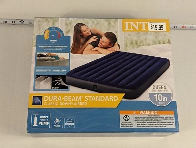 Intex Queen Dura-Beam Standard Inflatable Air Mattress - Image 1 of 2