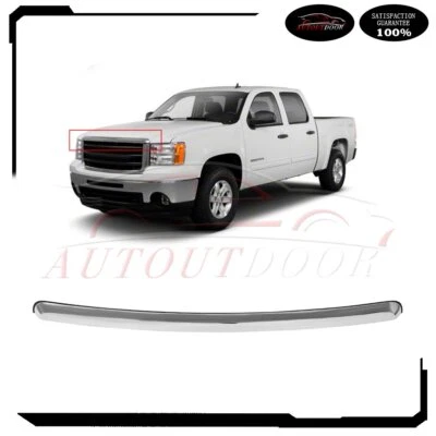 For 2007-2013 GM GMC Sierra 1500 Front Hood Molding Trim Chrome 10385156 - Изображение 1 из 4