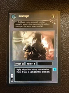 Star Wars CCG SWCCG Hoth Limited BB Snowtrooper Decipher LP/NM - Bild 1 von 1
