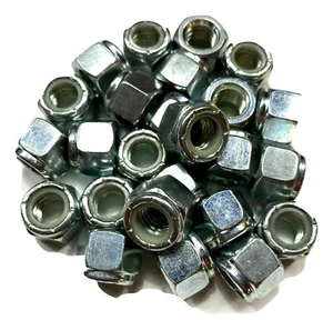 3/8" Nylon Lock Nuts 3/8-16 x 9/16 (Qty 25) #99BB - Picture 1 of 3