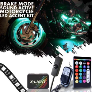 ATV UTV LED Glow Lighting Kit All-Colors Body Underbody Light Neon 6 Strips - Bild 1 von 10