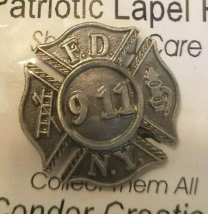 9/11/01 F.D.N.Y. COMMEMORATIVE PIN - Picture 1 of 1