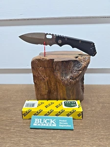 Buck Strider Tarani B882-BKX-0 ATS-34 Knife Made in the USA New with Box 2004 - Picture 1 of 15