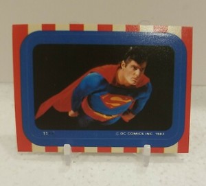 1983 Topps Superman III Sticker Superman #11 DC COMICS 👉FREE SHIPPING 