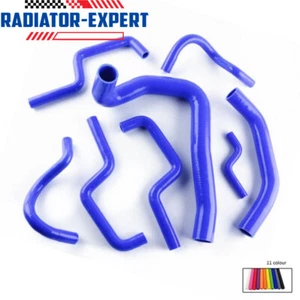 For Holden Commodore VL 3.0l V6 1986-88 Silicone Radiator Coolant Hose Kit Blue - Picture 1 of 13