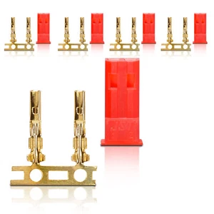 BEC JST connector plug gold contacts 5 pcs partCore 100189 - Picture 1 of 1