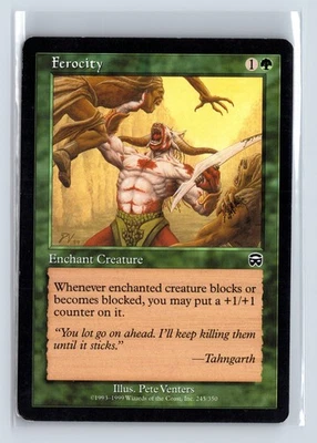 (3x) FEROCITY – MTG Magic the Gathering Card – Mercadian Masques – Common - Image 1 of 4