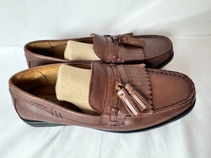 G. H. Bass Miguel Men's 7.5M Brown Tassel Loafer Slip On Shoes - Picture 1 of 13
