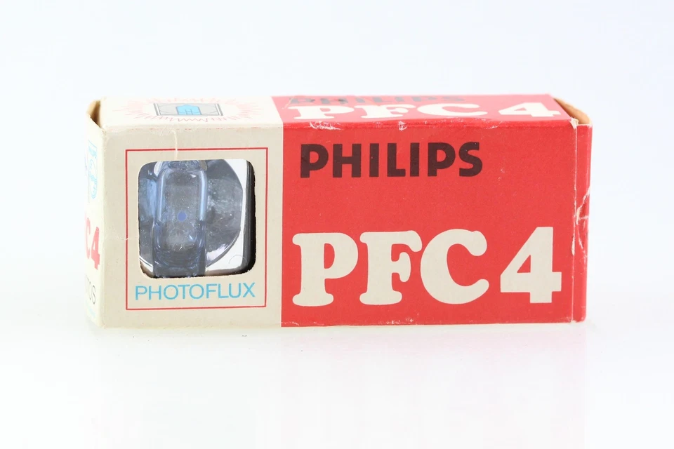 Philips PFC4 PFC 4 Photoflux cubo flash Flashcube flash para 12 fotos - embalaje original Foto 1 de 1