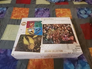 Wizarding World Harry Potter Jigsaw Puzzles Set Of 3 NEW In Sealed Box - Picture 1 of 4
