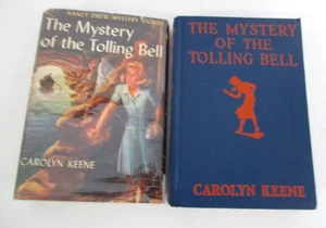 Carolyn Keene MYSTERY OF THE TOLLING BELL, Nancy Drew #23, in DJ, 1st Ed., 1946 - Picture 1 of 5