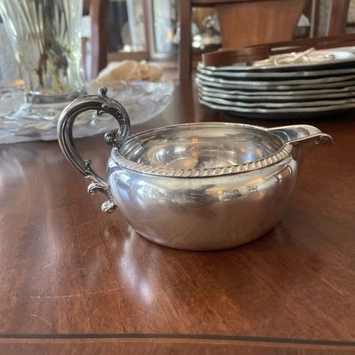 1950 Reed & Barton Buckingham Silverplate Molho Barco #4090 Ação de Graças - Imagem 1 de 4