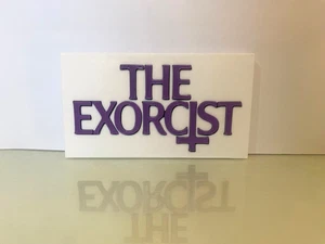 The Exorcist Logo 1973 Horror Mystery Dangerous Behaviour Physical 12 Year Old - Imagen 1 de 1