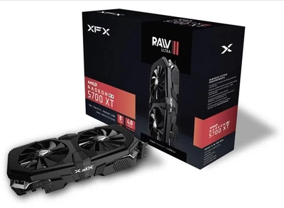 Tarjeta de video XFX AMD Radeon RX 5700 Xt 8 GB GDDR6 Raw II Ultra muy buena Foto 1 de 3
