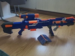 Nerf N-Strike Longshot CS-6 ( Sehr guter Zustand ) Tuning Mod Cosplay  - Bild 1 von 6