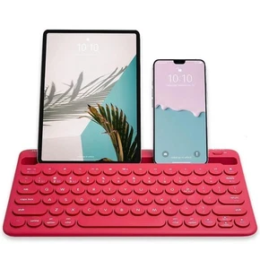 Small Wireless Bluetooth Keyboard for iPad Mini/Air/Pro, iPhone, Tablet, and - Picture 1 of 7