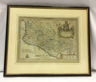 "Карта ""Nova Hispania Et Nova Galicia"" 17 век современная Мексика" - Изображение 1 из 4