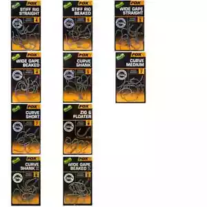 Fox Edges Armapoint Micro-Barbed Carp Fishing Hooks FREE POSTAGE- Choose Type - Picture 1 of 2