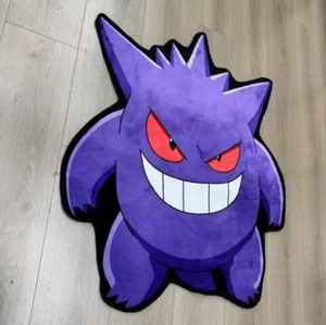 Gengar Pokemon Teppich 60cm haus dekoelement lila Anti-Rutsch - Bild 1 von 5