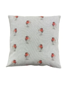 Robin Zipped Cushion/Scatter Cover 16" 18" 20" 22" 24" - Picture 1 of 3