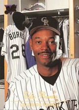 1994 Donruss Studio Baseball Ellis Burks Colorado Rockies #176