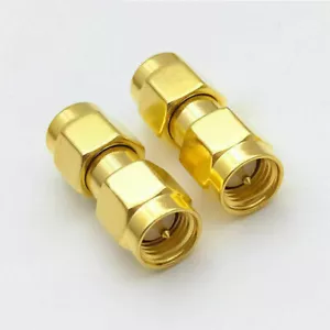 2x Connettore dritto spina maschio SMA a spina maschio SMA venditore UK - Foto 1 di 7