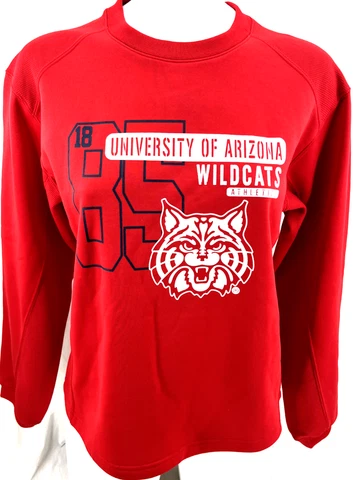 NEW University of Arizona Wildcats Badger Sport LS Pullover Sweatshirt Womens M Cover