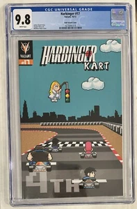 Harbinger #17 CGC 9.8 Very RARE 8-Bit MARIO KART Variant ๐ฅ CENSUS 3! Valiant - Picture 1 of 6