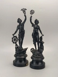Französische Revolution Handel und Industrie Zauberfiguren auf Holzsockel - Bild 1 von 16