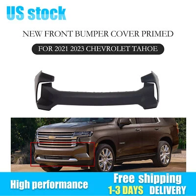 New Front Bumper Cover Primed For 2021 2022 2023 Chevrolet Tahoe 84950188 Foto 1 de 4