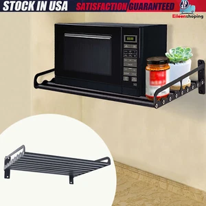 Wall Mount Microwave Oven Bracket Kitchen Storage Cooker Holder Shelf 20*15.6" - Picture 1 of 12