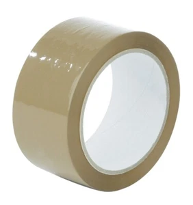 Packing Tape Strong - Brown / Buff 48mm x 66M Carton Sealing Parcel Tape - Picture 1 of 6