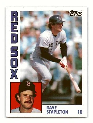 Dave Stapleton 1984 Topps #653 Boston Red Sox NM-MINT - Image 1 of 2