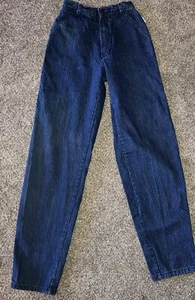 Vintage A.Smile Pinstripe Blue Pants Size 5 True Size 22x31 - Picture 1 of 15