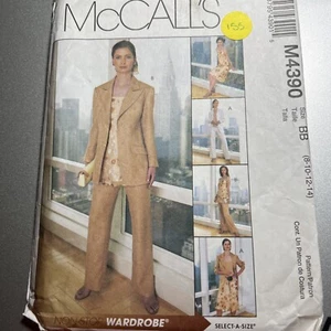 4390 Vintage McCalls Schnittmuster Hose Gefüttert Jacke Top Tunika Rock Neu 8-14 - Bild 1 von 3