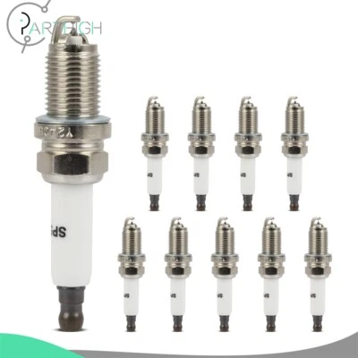 10x Platinum Spark Plug For Audi S6 2007-2011 For S8 2007-2009 5.2L 5547 PFR6WT - Image 1 of 4